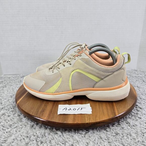 Vionic Olessa Cream Apricot Comfort Casual Daily Walking Sneaker Womens 8.5 Wide - Picture 1 of 12